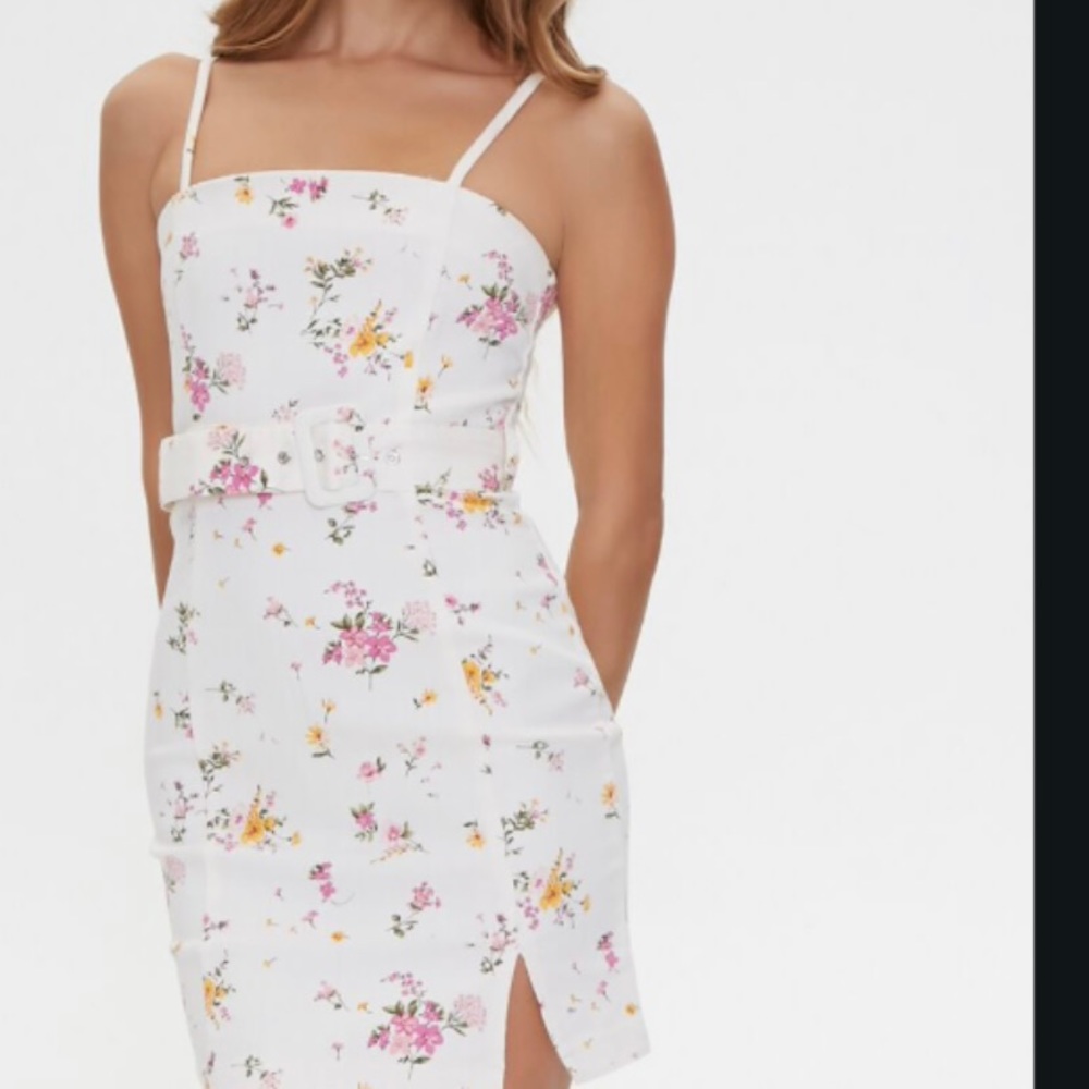 Sleeveless Floral Mini Dress